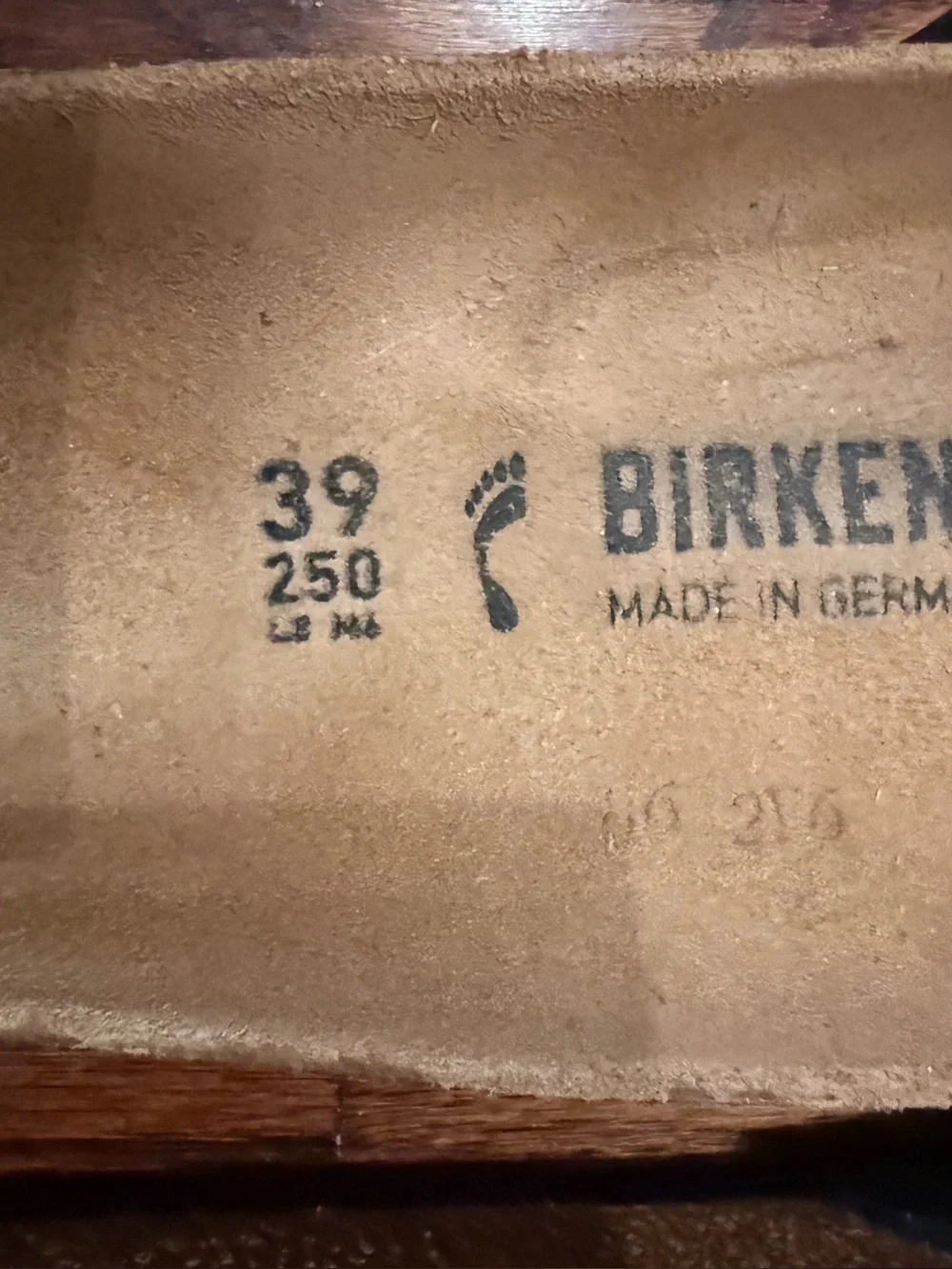 Birkenstock Men’s Black Madrid Single Strap Sandal Size 39